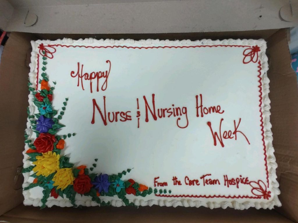 Nursing Home Week Cake